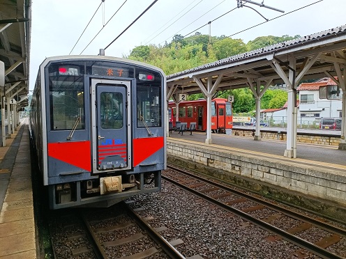 宍道駅にて木次線へ