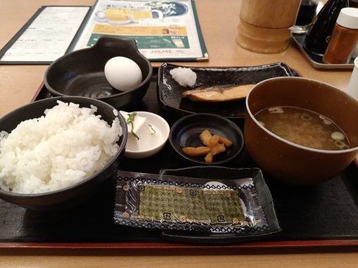 湯あがりに朝ごはんセット