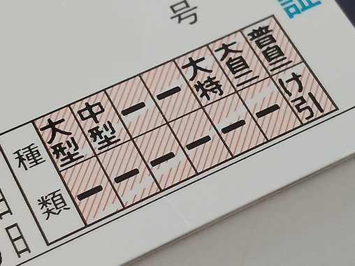 大型免許ゲット