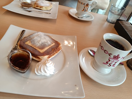 サカイコーヒーのパンケーキ